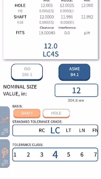 Tolerance and fits ISO Screenshot 4 - AppWisp.com Tolerance and fits ISO Screenshot 4 - AppWisp.com