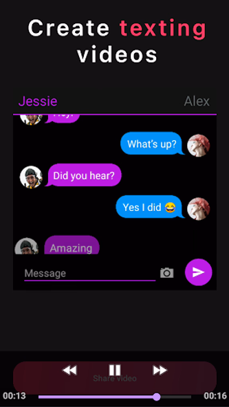 TextingStory Chat Story Maker Screenshot 1 - AppWisp.com