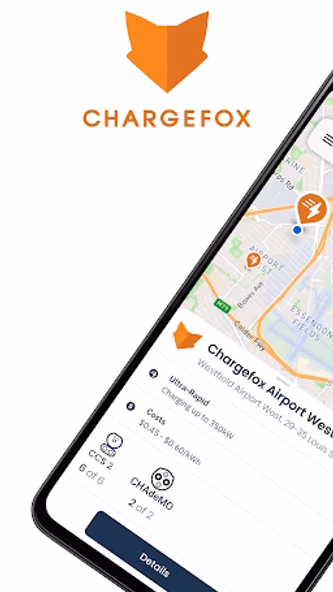 Chargefox: EV Charging Network Screenshot 1 - AppWisp.com Chargefox: EV Charging Network Screenshot 1 - AppWisp.com