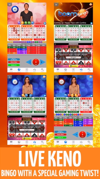 BOOM BINGO KENO: Live Video Screenshot 1 - AppWisp.com BOOM BINGO KENO: Live Video Screenshot 1 - AppWisp.com