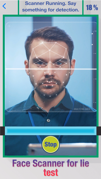 Face Lie Detector Screenshot 1 - AppWisp.com Face Lie Detector Screenshot 1 - AppWisp.com