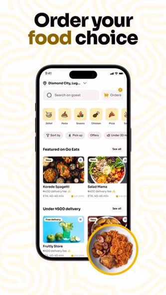 GoApp - Ride, Delivery, Food Screenshot 3 - AppWisp.com