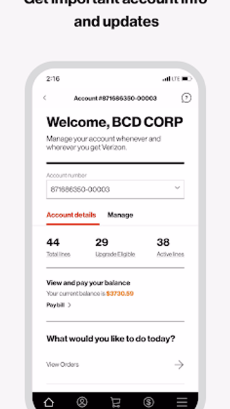 My Verizon For Business Screenshot 1 - AppWisp.com My Verizon For Business Screenshot 1 - AppWisp.com