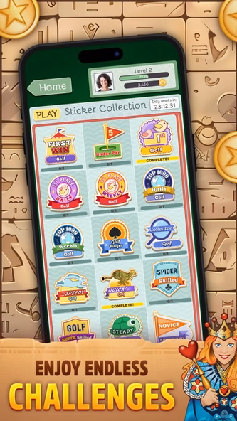 Pyramid Deluxe® Social Screenshot 3 - AppWisp.com Pyramid Deluxe® Social Screenshot 3 - AppWisp.com