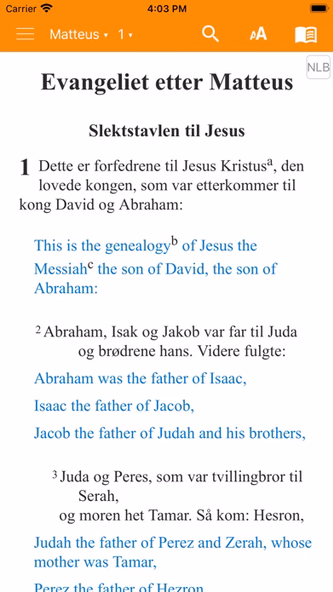 Norwegian Living Bible Screenshot 3 - AppWisp.com Norwegian Living Bible Screenshot 3 - AppWisp.com