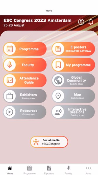 ESC Congress 2023 Screenshot 1 - AppWisp.com ESC Congress 2023 Screenshot 1 - AppWisp.com
