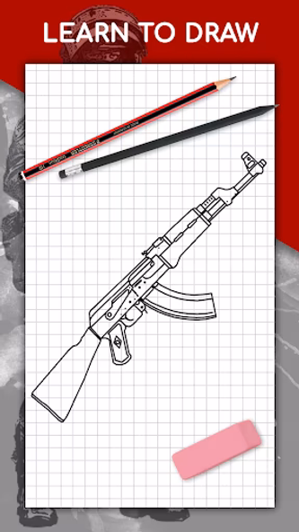 How to draw weapons by steps Screenshot 1 - AppWisp.com How to draw weapons by steps Screenshot 1 - AppWisp.com