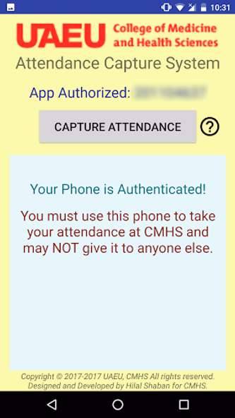 CMHS Attendance Screenshot 2 - AppWisp.com CMHS Attendance Screenshot 2 - AppWisp.com
