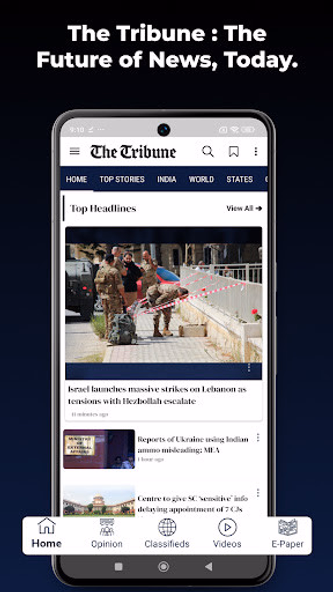 The Tribune, Chandigarh, India Screenshot 2 - AppWisp.com The Tribune, Chandigarh, India Screenshot 2 - AppWisp.com