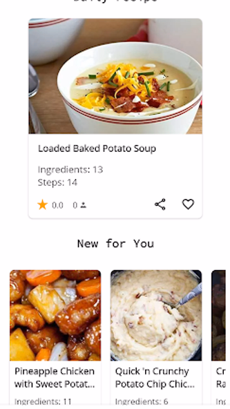 Potato Recipes Screenshot 1 - AppWisp.com Potato Recipes Screenshot 1 - AppWisp.com