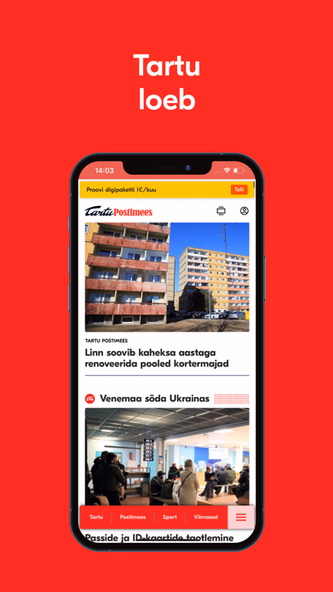 Tartu Postimees Screenshot 2 - AppWisp.com Tartu Postimees Screenshot 2 - AppWisp.com