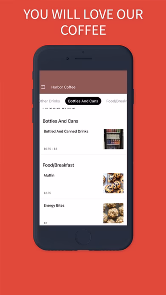 Drink Harbor Coffee Screenshot 1 - AppWisp.com Drink Harbor Coffee Screenshot 1 - AppWisp.com