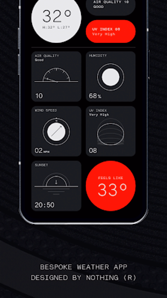 Nothing Weather Screenshot 2 - AppWisp.com Nothing Weather Screenshot 2 - AppWisp.com
