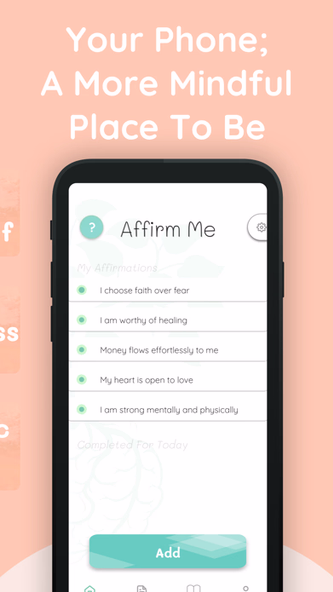 Affirm Me Affirmations Screenshot 2 - AppWisp.com Affirm Me Affirmations Screenshot 2 - AppWisp.com