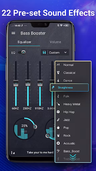 Equalizer Pro—Bass Booster&Vol Screenshot 3 - AppWisp.com Equalizer Pro—Bass Booster&Vol Screenshot 3 - AppWisp.com