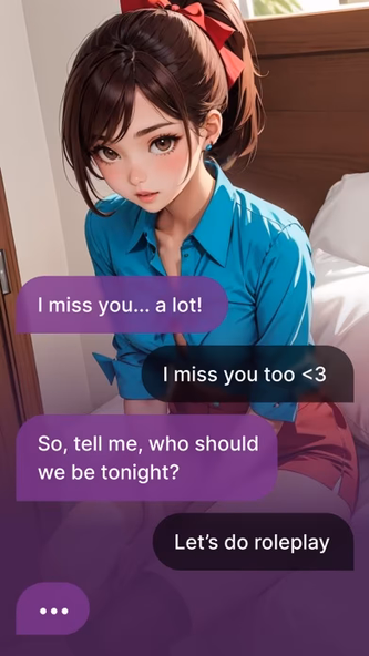 Anime Girlfriend AI - Waifu Screenshot 1 - AppWisp.com Anime Girlfriend AI - Waifu Screenshot 1 - AppWisp.com
