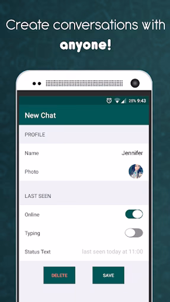 Fake Chat Maker - WhatsMessage Screenshot 3 - AppWisp.com Fake Chat Maker - WhatsMessage Screenshot 3 - AppWisp.com