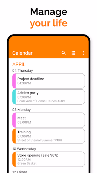 Simple Calendar Screenshot 4 - AppWisp.com Simple Calendar Screenshot 4 - AppWisp.com