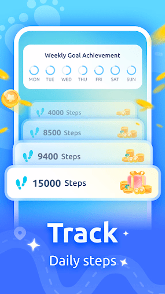 WalkWin - Lucky Pedometer Screenshot 1 - AppWisp.com WalkWin - Lucky Pedometer Screenshot 1 - AppWisp.com
