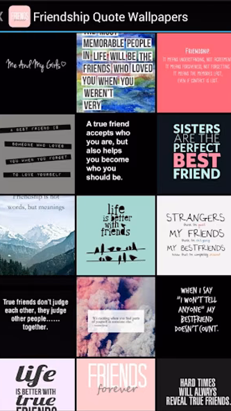 Friendship Quote Wallpapers Screenshot 1 - AppWisp.com Friendship Quote Wallpapers Screenshot 1 - AppWisp.com