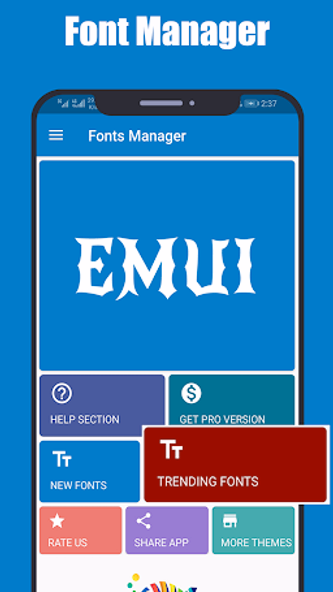 Font Manager for Huawei/Emui Screenshot 1 - AppWisp.com Font Manager for Huawei/Emui Screenshot 1 - AppWisp.com
