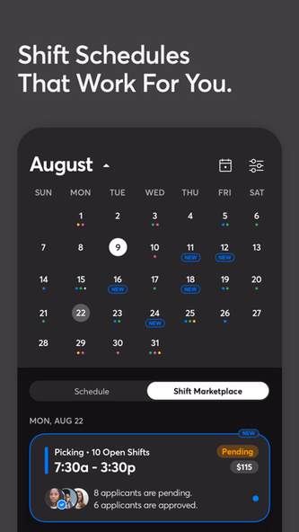 Shyft - Shift Swap, Schedule Screenshot 1 - AppWisp.com Shyft - Shift Swap, Schedule Screenshot 1 - AppWisp.com