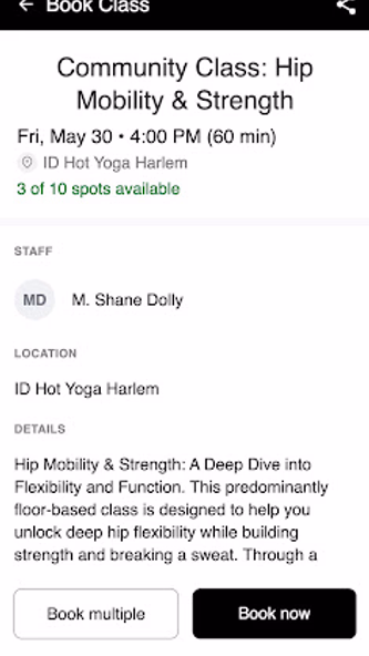 ID Hot Yoga Screenshot 3 - AppWisp.com ID Hot Yoga Screenshot 3 - AppWisp.com