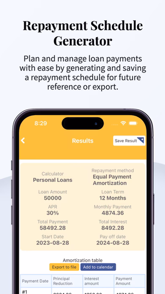 Bear Loan Calculator Screenshot 2 - AppWisp.com Bear Loan Calculator Screenshot 2 - AppWisp.com