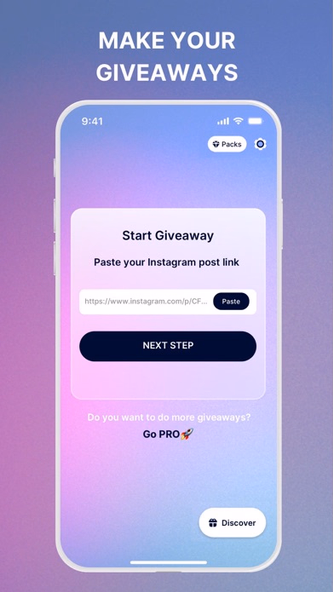 GiveawayRex for Instagram Screenshot 2 - AppWisp.com GiveawayRex for Instagram Screenshot 2 - AppWisp.com