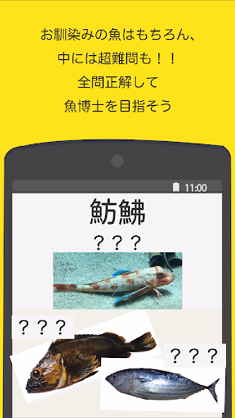 読めないと恥ずかしい魚漢字 Screenshot 4 - AppWisp.com 読めないと恥ずかしい魚漢字 Screenshot 4 - AppWisp.com