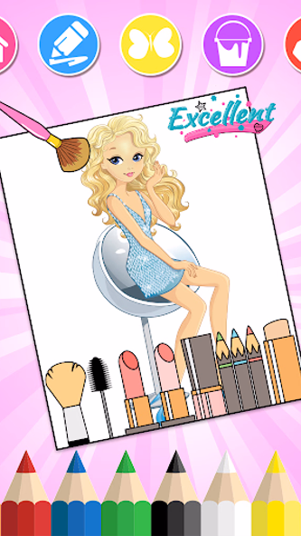 Fashion Coloring Book Screenshot 1 - AppWisp.com Fashion Coloring Book Screenshot 1 - AppWisp.com