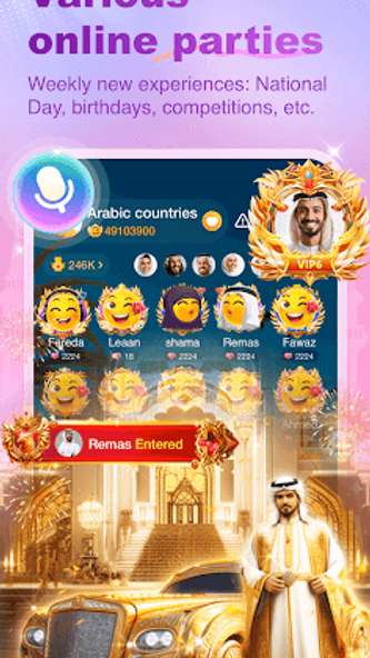Waho - Live Stream, Voice Chat Screenshot 1 - AppWisp.com