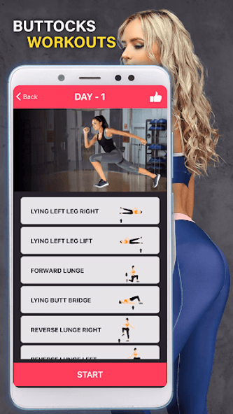 Butt Legs Workout for Buttocks Screenshot 4 - AppWisp.com Butt Legs Workout for Buttocks Screenshot 4 - AppWisp.com