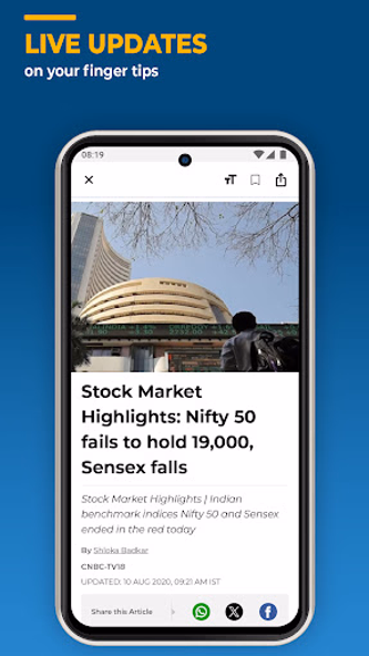 CNBC-TV18: Business News Screenshot 2 - AppWisp.com CNBC-TV18: Business News Screenshot 2 - AppWisp.com
