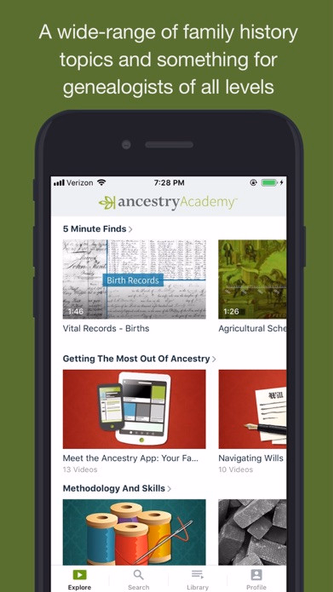 Ancestry Academy Screenshot 2 - AppWisp.com Ancestry Academy Screenshot 2 - AppWisp.com