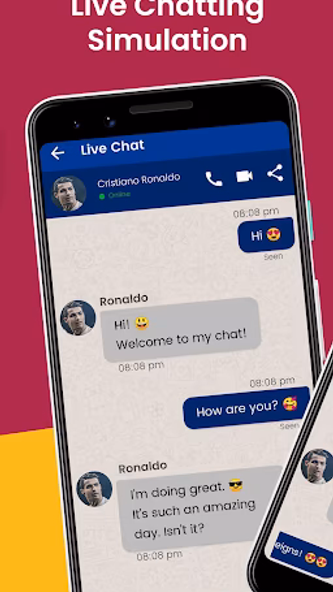 Cristiano Ronaldo Call & Chat Screenshot 4 - AppWisp.com Cristiano Ronaldo Call & Chat Screenshot 4 - AppWisp.com