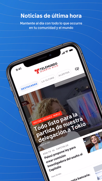 Telemundo Puerto Rico Screenshot 1 - AppWisp.com Telemundo Puerto Rico Screenshot 1 - AppWisp.com