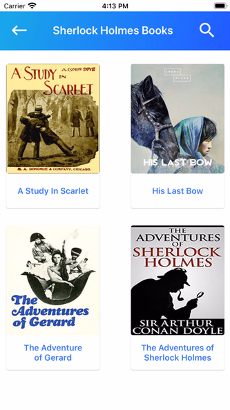 Sherlock Holmes Books & Novels Screenshot 1 - AppWisp.com Sherlock Holmes Books & Novels Screenshot 1 - AppWisp.com
