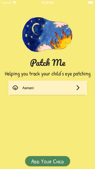 Patch Me: Eye Patch Tracking Screenshot 1 - AppWisp.com Patch Me: Eye Patch Tracking Screenshot 1 - AppWisp.com