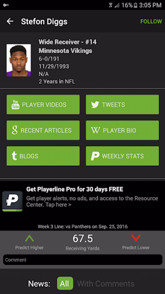 Fantasy Football & NFL News Screenshot 3 - AppWisp.com Fantasy Football & NFL News Screenshot 3 - AppWisp.com