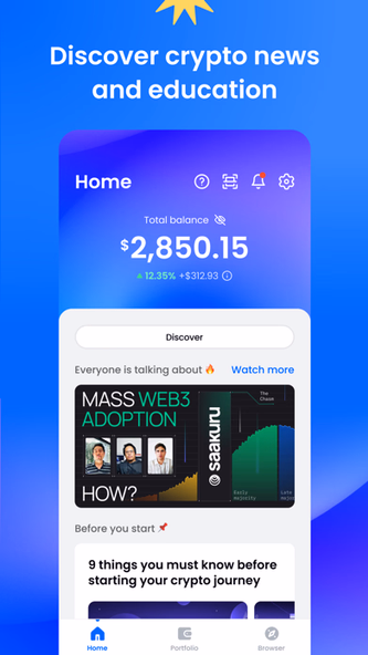 Saakuru: All-in-one Crypto App Screenshot 1 - AppWisp.com Saakuru: All-in-one Crypto App Screenshot 1 - AppWisp.com