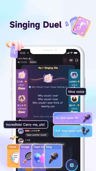 全民party-游戏、唱歌、聊天,语音交友 Screenshot 2 - AppWisp.com 全民party-游戏、唱歌、聊天,语音交友 Screenshot 2 - AppWisp.com