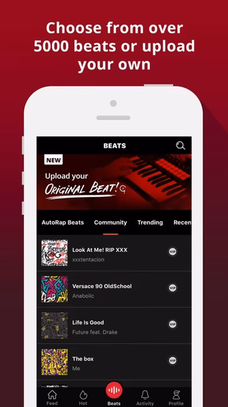 AutoRap: Music Maker by Smule Screenshot 2 - AppWisp.com AutoRap: Music Maker by Smule Screenshot 2 - AppWisp.com