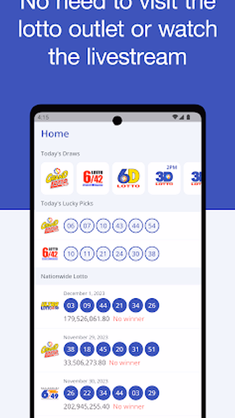 PCSO Lotto Results Screenshot 1 - AppWisp.com PCSO Lotto Results Screenshot 1 - AppWisp.com