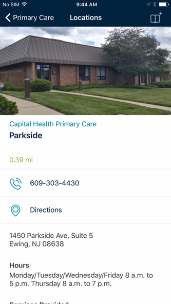 Capital Health Medical Group Screenshot 4 - AppWisp.com Capital Health Medical Group Screenshot 4 - AppWisp.com