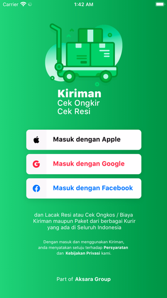 Kiriman: Cek Resi & Ongkir Screenshot 4 - AppWisp.com Kiriman: Cek Resi & Ongkir Screenshot 4 - AppWisp.com