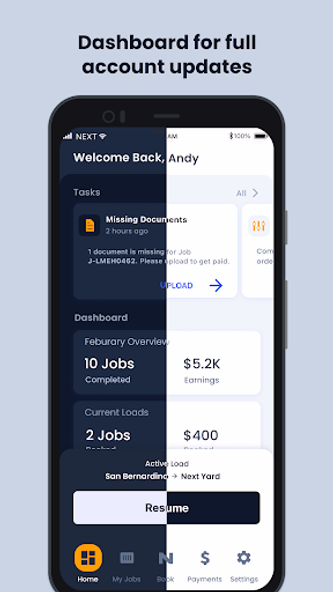 NEXT Trucking Screenshot 3 - AppWisp.com NEXT Trucking Screenshot 3 - AppWisp.com
