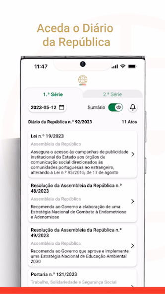Diário da República Screenshot 3 - AppWisp.com Diário da República Screenshot 3 - AppWisp.com