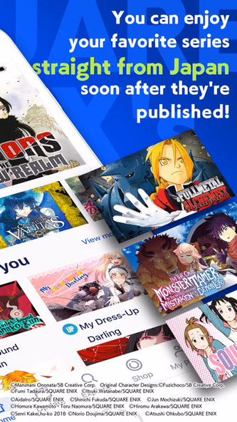 Manga UP! Screenshot 2 - AppWisp.com Manga UP! Screenshot 2 - AppWisp.com