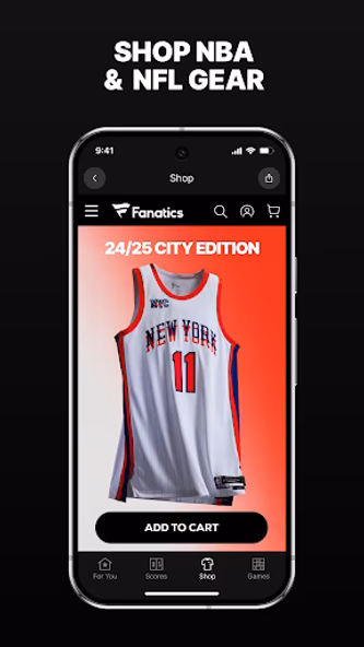 Fanatics: Shop NFL, NBA & NHL Screenshot 1 - AppWisp.com Fanatics: Shop NFL, NBA & NHL Screenshot 1 - AppWisp.com